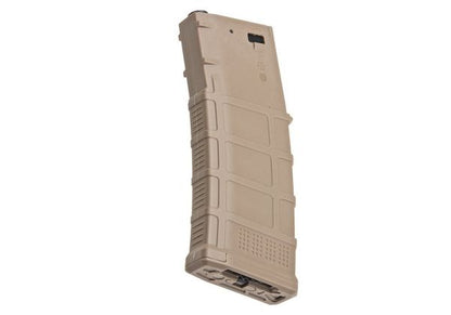 DMAG M4 マガジン (D-DAY) (装弾数340発、ハイキャップホイール EMM AEG マガジン) - タン