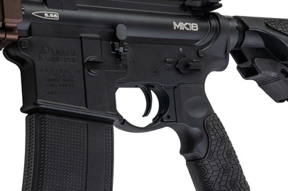 EMG ダニエル ディフェンス MK18 GBB エアソフト ライフル (BK/FDE、Double Eagle製)