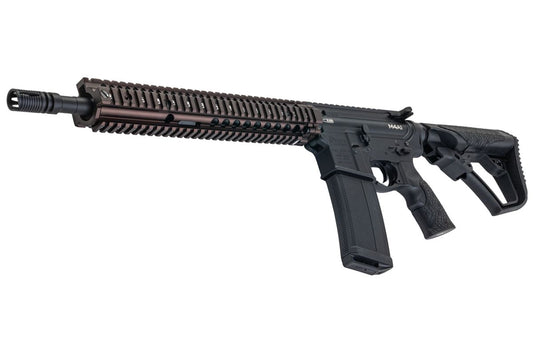EMG ダニエル・ディフェンス M4A1 RIS II GBB エアソフトライフル (BK/FDE、Double Eagle製)