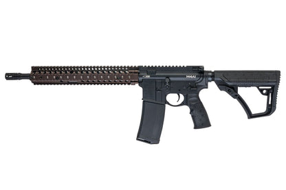 EMG ダニエル・ディフェンス M4A1 RIS II GBB エアソフトライフル (BK/FDE、Double Eagle製)