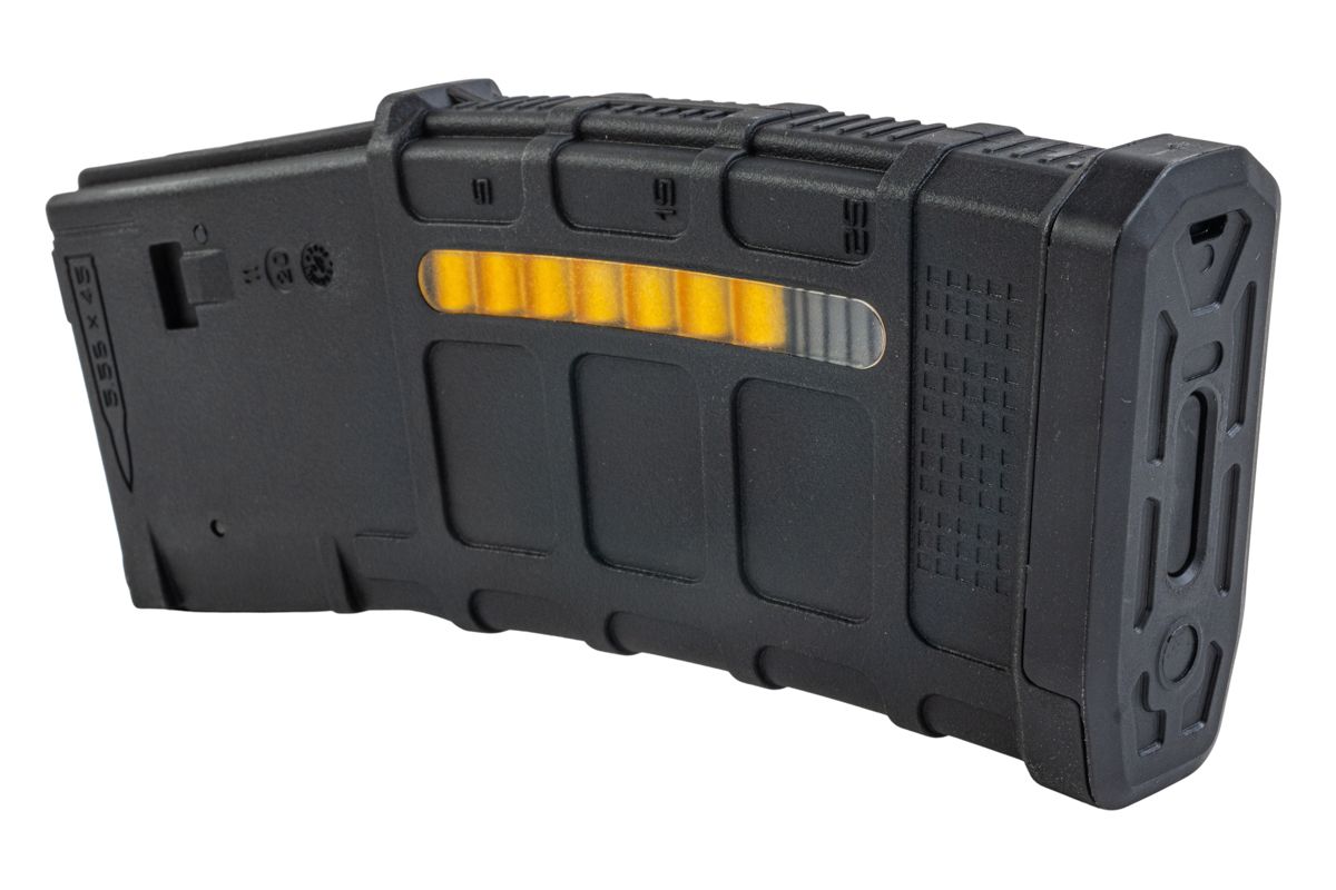 Double Eagle DMAG Tokyo Marui M4 MWS グリーンガスマガジン V2 (35発、ブラック)