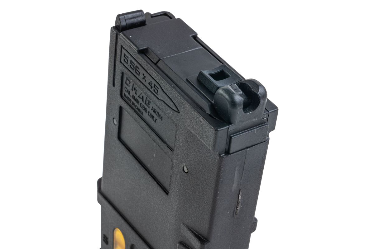 Double Eagle DMAG Tokyo Marui M4 MWS グリーンガスマガジン V2 (35発、ブラック)