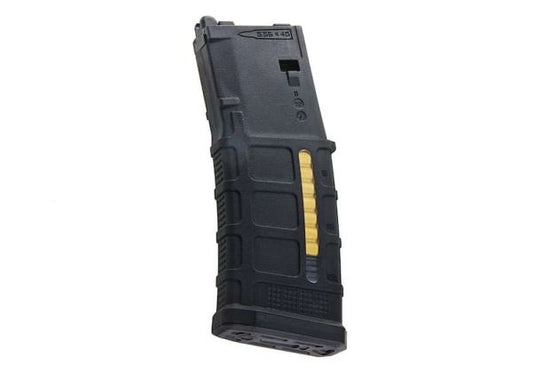 Double Eagle DMAG Tokyo Marui M4 MWS グリーンガスマガジン (35発、ブラック)