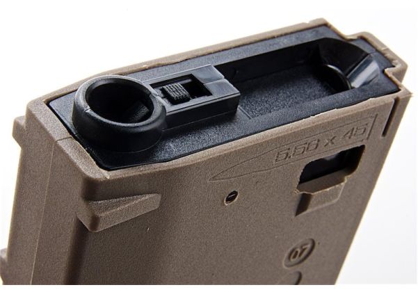 DMAG ( D-DAY ) M4 20 / 180Rds ハイキャップホイール EMM ショート AEG マガジン - ブラック (Copy)