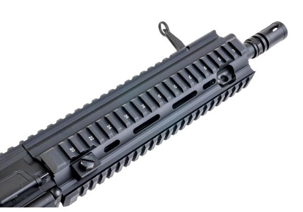 E&C 416A5 エアソフト AEG ライフル (EC111 QC 2.0 ギアボックス) - ブラック