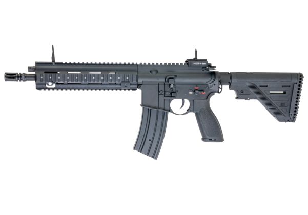 E&C 416A5 エアソフト AEG ライフル (EC111 QC 2.0 ギアボックス) - ブラック