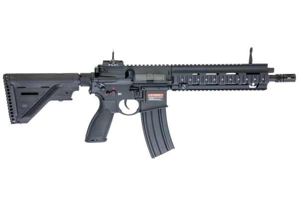 E&C 416A5 エアソフト AEG ライフル (EC111 QC 2.0 ギアボックス) - ブラック