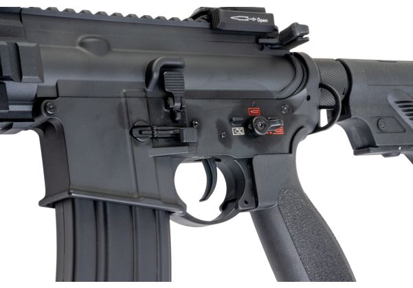 E&C 416A5 エアソフト AEG ライフル (EC111 QC 2.0 ギアボックス) - ブラック