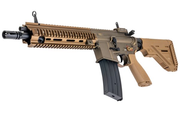 E&C 416A5 エアソフト電動ライフル（EC111 QC 2.0(機械の)メカボックス搭載） - タン