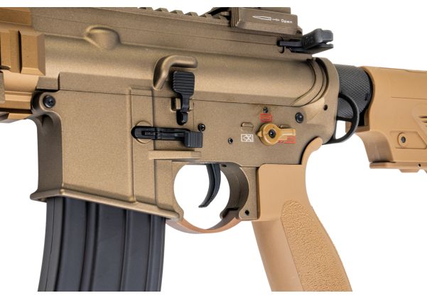 E&C 416A5 エアソフト電動ライフル（EC111 QC 2.0(機械の)メカボックス搭載） - タン