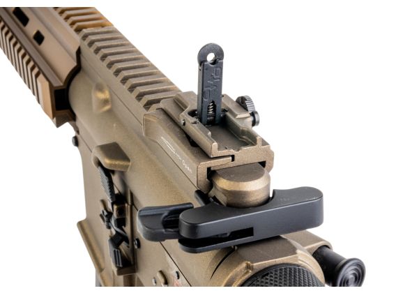 E&C 416A5 エアソフト電動ライフル（EC111 QC 2.0(機械の)メカボックス搭載） - タン