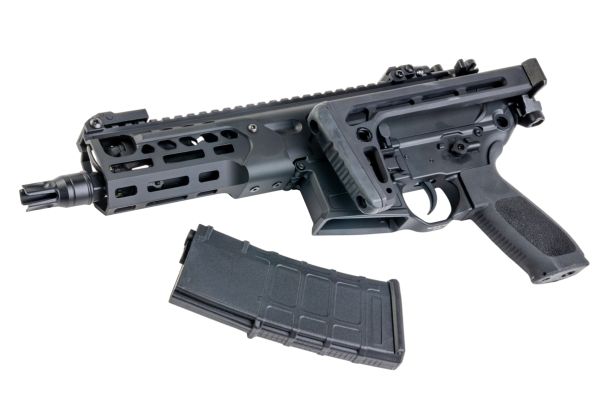 E&C MCX ラトラー エアソフト電動ガン（5.6インチ） - ブラック
