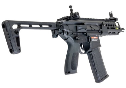 E&C MCX ラトラー エアソフト電動ガン（5.6インチ） - ブラック
