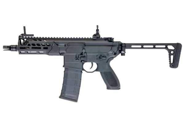 E&C MCX ラトラー エアソフト電動ガン（5.6インチ） - ブラック
