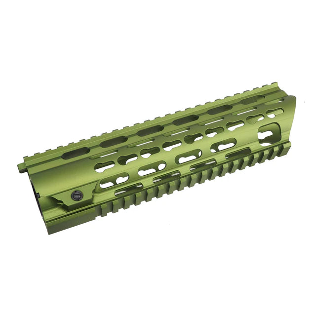E&C G95K スタイル 10 インチ ハンドガード (E&C 416 シリーズ用、EC-MP1010-3) - 緑