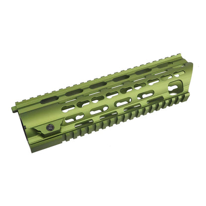 E&C G95K スタイル 10 インチ ハンドガード (E&C 416 シリーズ用、EC-MP1010-3) - 緑