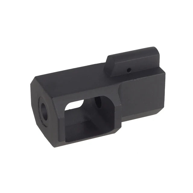 E&C CQB M4 タンカー フラッシュハイダー 14mm用 (EC-MP237) - ブラック