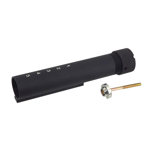 E&C 5ポジションストックパイプ G28 / HK417 AEG用 (EC-MP417) - ブラック