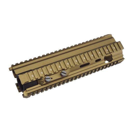 E&C 10 インチ 417 ハンドガード HK417 DMR AEG エアソフトガン用 (EC-MP526-1 - ダークアース