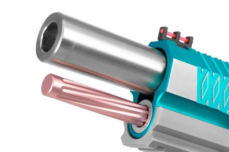 EDGE HI-CAPA 5.1 ガイドロッド（カスタム「ツイスター」） - 赤