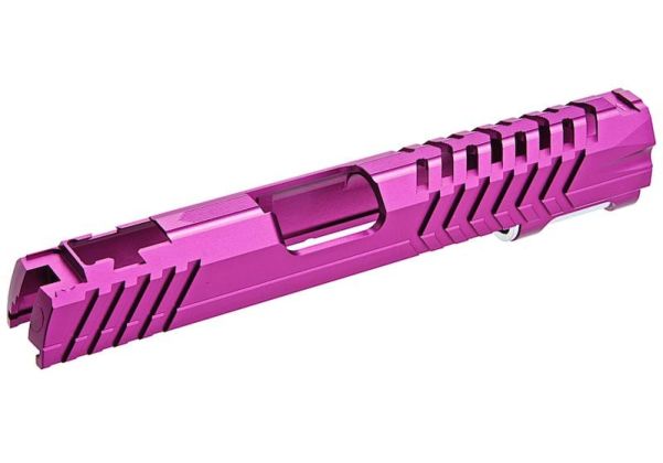 EDGE Tokyo Marui HI-CAPA 5.1 GBB エアソフトガン スタンダードGBBスライド (カスタム 'MAX、アルミニウム / アルミ) - 紫