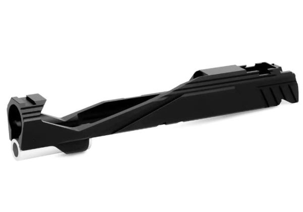 EDGE Tokyo Marui HI-CAPA 5.1 GBB エアソフト GBBスライド (カスタム 'GIGA'、アルミニウム / アルミ) - ブラック