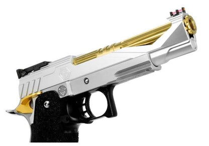 EDGE Tokyo Marui HI-CAPA 5.1 GBB エアソフト GBBスライド (カスタム 'GIGA'、アルミニウム / アルミ) - ピンク