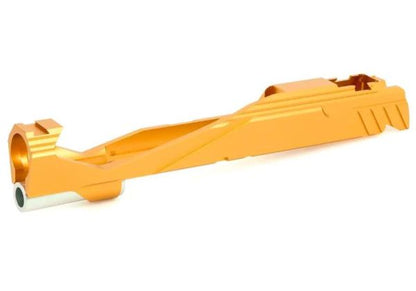 EDGE Tokyo Marui HI-CAPA 5.1 GBB エアソフト GBBスライド (カスタム 'GIGA'、アルミニウム / アルミ) - オレンジ