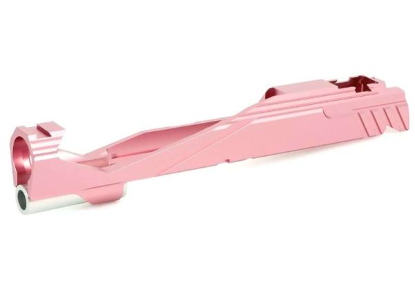 EDGE Tokyo Marui HI-CAPA 5.1 GBB エアソフト GBBスライド (カスタム 'GIGA'、アルミニウム / アルミ) - ピンク