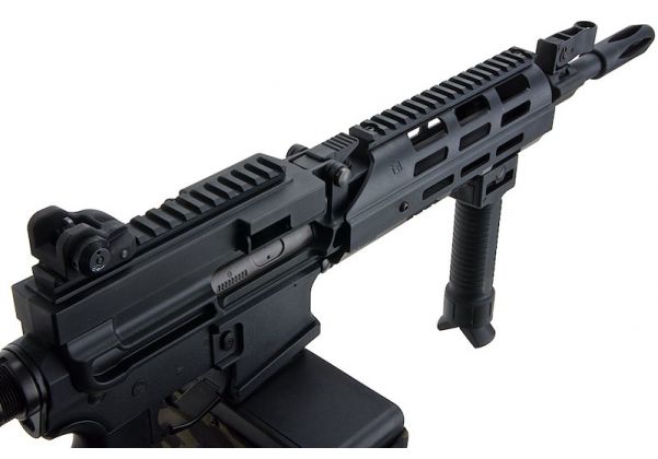 G&G CM16 LMG (コンバットマシン) ステルス エアガン AEG ライフル - ブラック