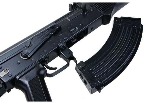 E&L AK-104 エアソフト AEG ライフル - ブラック (EL-A103S)