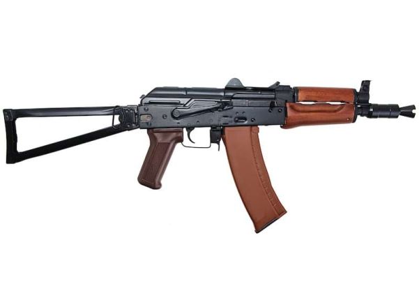 E&L AKMS エアソフト電動ライフル（リアルウッド製） - ブラック（EL-A113S）