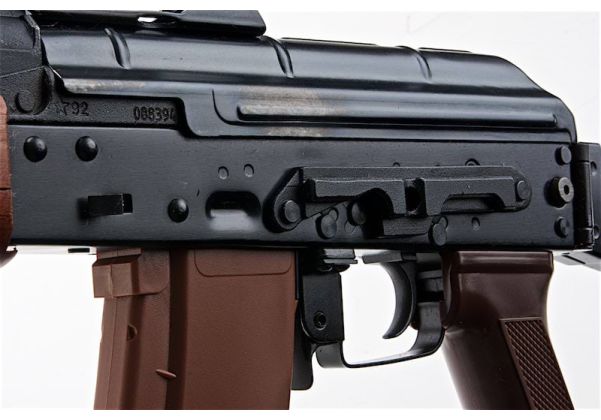 E&L AKMS エアソフト電動ライフル（リアルウッド製） - ブラック（EL-A113S）