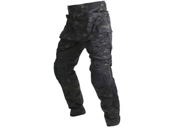 Emersongear G3 コンバットパンツ（マルチカムブラック、サイズ：W36）