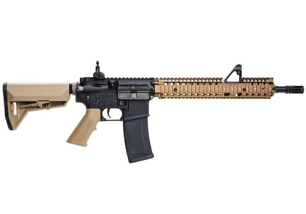 EMG コルトライセンス取得 ダニエルディフェンス 12.25インチ M4A1 FSP エアソフト M4 AEG ライフル - ちゃいろ (KING ARMS製)
