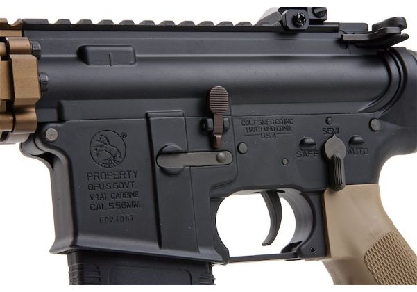 EMG コルトライセンス取得 ダニエルディフェンス 12.25インチ M4A1 FSP エアソフト M4 AEG ライフル - ちゃいろ (KING ARMS製)
