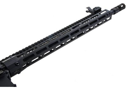 EMG TROY INDUSTRIES SOCC M4 AEG エアソフト ライフル (15 インチ RIS、ブラック、KING ARMS 製)