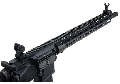 EMG TROY INDUSTRIES SOCC M4 AEG エアソフト ライフル (15 インチ RIS、ブラック、KING ARMS 製)