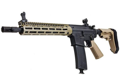 EMG TROY INDUSTRIES SOCC M4 AEG エアソフト ライフル (10.5 インチ RIS、DE、KING ARMS 製)