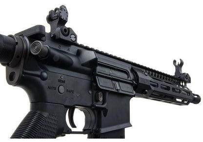 EMG TROY INDUSTRIES SOCC M4 AEG エアソフト ライフル (7.6 インチ RIS、ブラック、KING ARMS 製) EMG-AG-266-BK この商品の最初のレビューを書きます