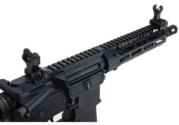 EMG TROY INDUSTRIES SOCC M4 AEG エアソフト ライフル (7.6 インチ RIS、ブラック、KING ARMS 製) EMG-AG-266-BK この商品の最初のレビューを書きます