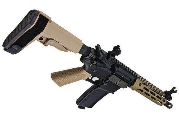 EMG TROY INDUSTRIES SOCC M4 AEG エアソフト ライフル (7.6 インチ RIS、DE、KING ARMS 製 –  AIRSOFT GOGO