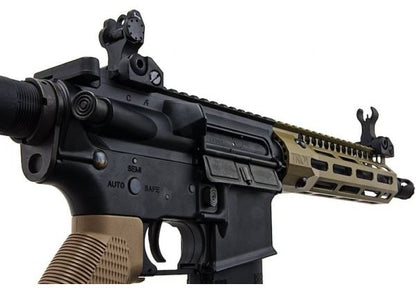 EMG TROY INDUSTRIES SOCC M4 AEG エアソフト ライフル (7.6 インチ RIS、DE、KING ARMS 製)