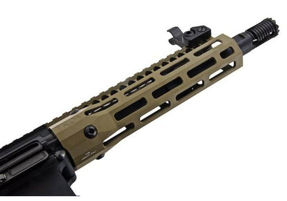 EMG TROY INDUSTRIES SOCC M4 AEG エアソフト ライフル (7.6 インチ RIS、DE、KING ARMS 製)