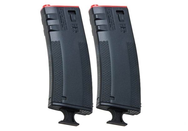 EMG Troy Industries M4 AEG マガジン (250発、2個/パック、ブラック、King Arms 製)