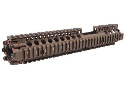 EMGライセンスCNCアルミニウム / アルミDaniel Defense 12.5インチM4A1 RIS II（FSP）エアソフトハンドガード - DE