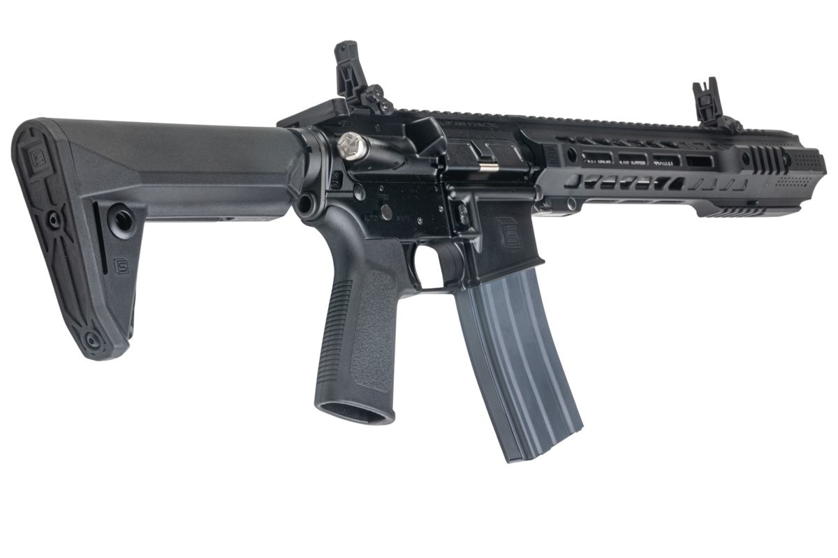 EMG SAI GRY M4 GBB エアソフトガンライフル (CYMA CGS システム) - 10.5 インチ BK