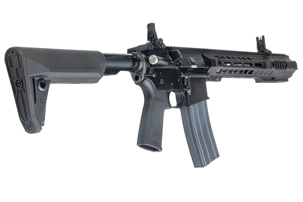 EMG SAI GRY M4 GBB エアソフトガンライフル (CYMA CGS システム) - 10.5 インチ BK