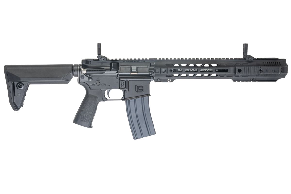 EMG SAI GRY M4 GBB エアソフトガンライフル (CYMA CGS システム) - 10.5 インチ BK