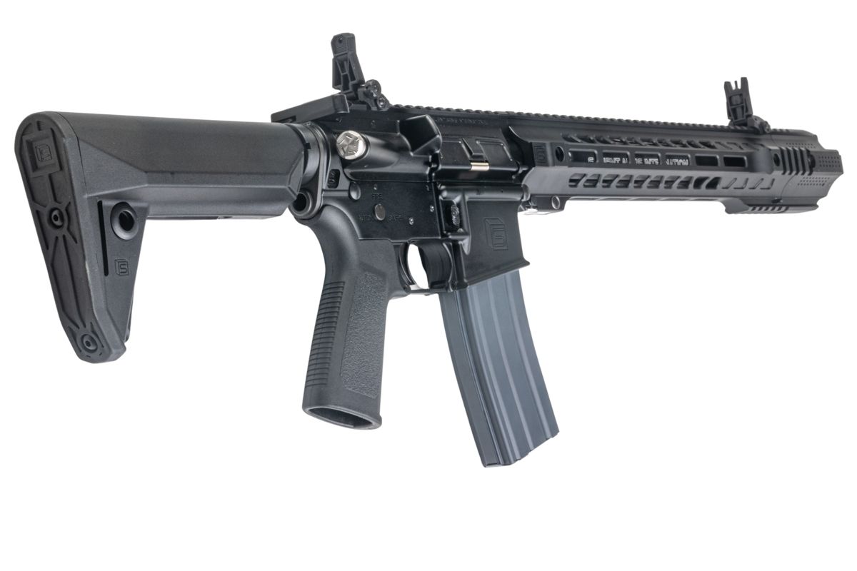 EMG SAI GRY M4 GBB エアソフトガンライフル (CYMA CGS システム) - 13.5 インチ BK
